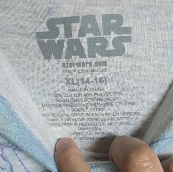 Star Wars Baby Yoda Long Sleeve Dress Size Girls XL (14-16) - Picture 3 of 3